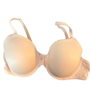 Victoria's Secret Perfect Coverage T-Shirt Bra Beige 36D